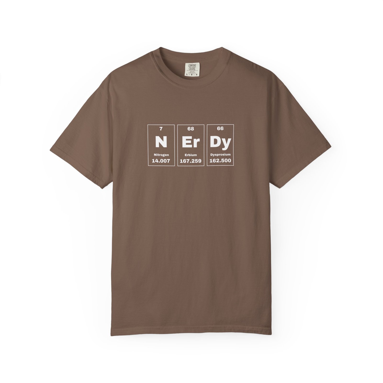 8372662795982697950_2048.jpeg Nerdy Periodic Table T-Shirt — 'N Er Dy' Science Graphic Tee - Image 1